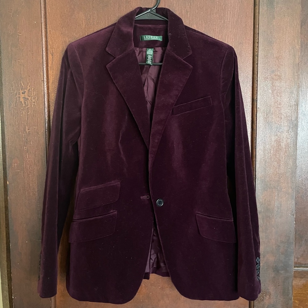 Wine color Ralph Lauren blazer